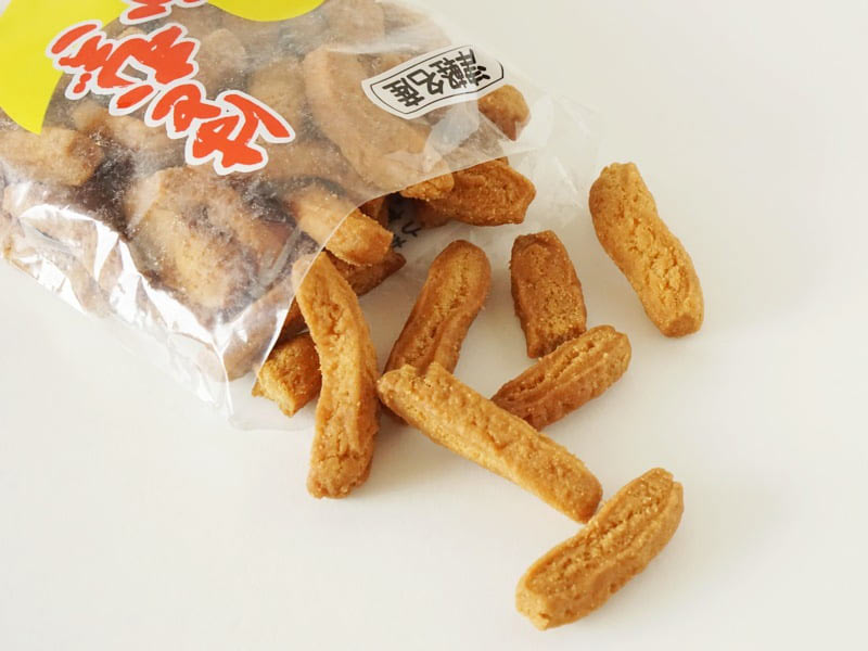 中里はとむぎ工房 はとむぎかりんとう開封後