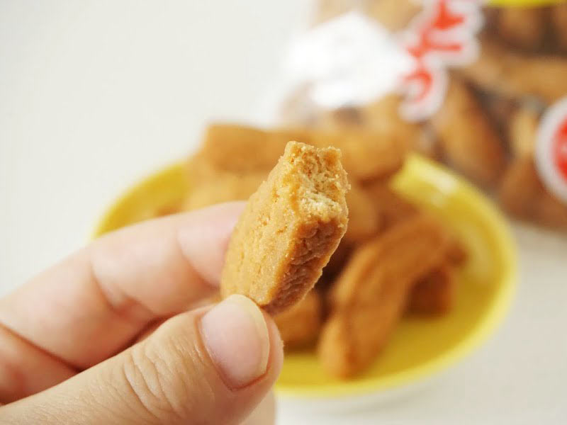 中里はとむぎ工房 はとむぎかりんとう断面