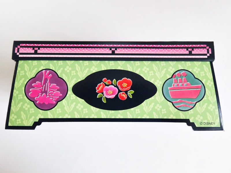 TDR おせんべい&おこし 箱側面にある絵柄の写真