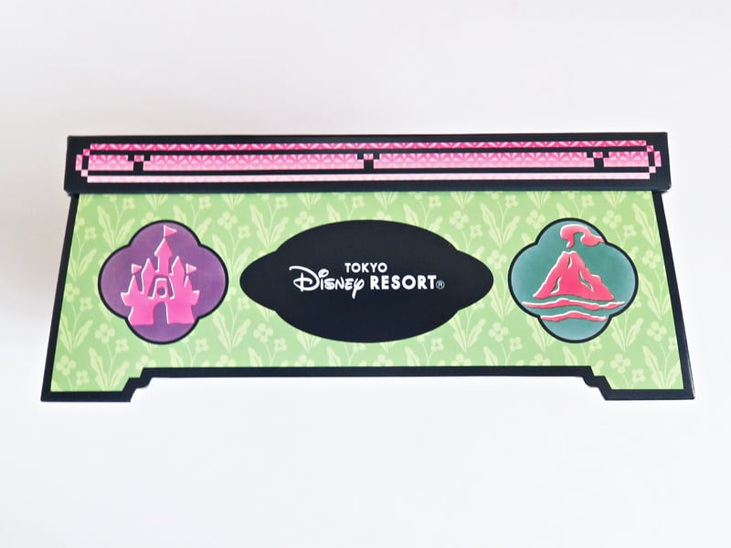 TDR おせんべい&おこし 箱側面にあるロゴの写真