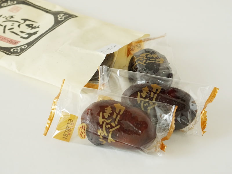 お菓子のさかい カリントまんじゅう開封後