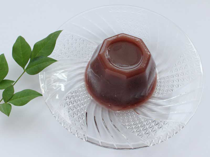 雫水羊羹 中身の写真