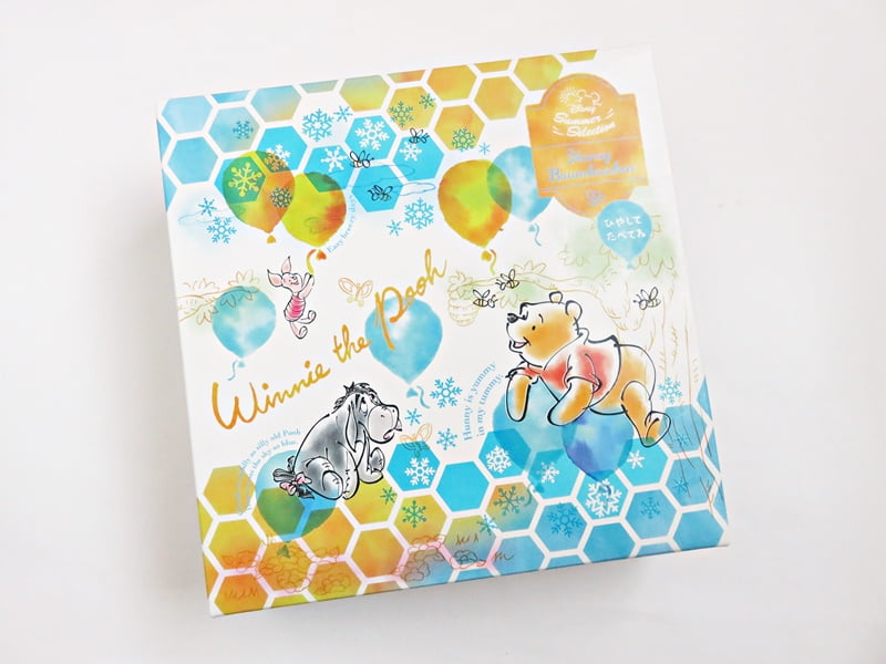 TDR ディズニーサマーセレクション バウムクーヘン 冷蔵庫で冷やした時の箱