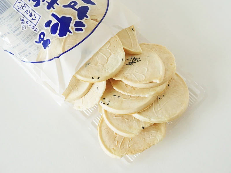 たちばな バターせんべい開封後