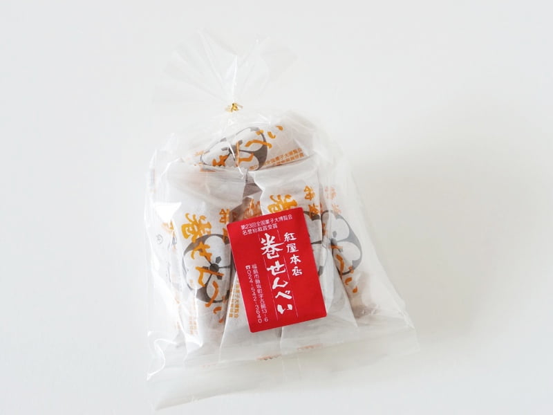 紅屋本店 巻せんべい外装