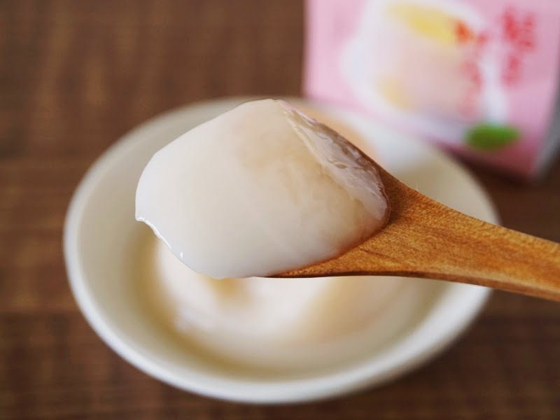 国見製菓 福島桃のプリンアップ