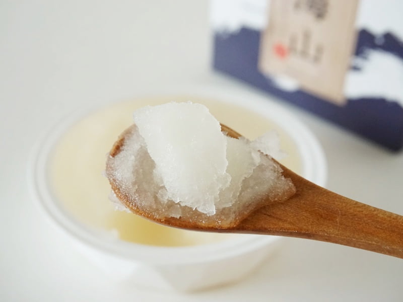 八海山シャーベット グレープフルーツ味中身