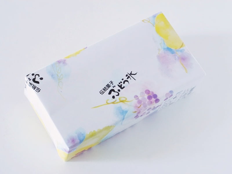 かぎや ぶどう氷(ぶどう・れもん)外装