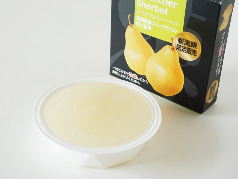 新潟ル・レクチェシャーベット開封後