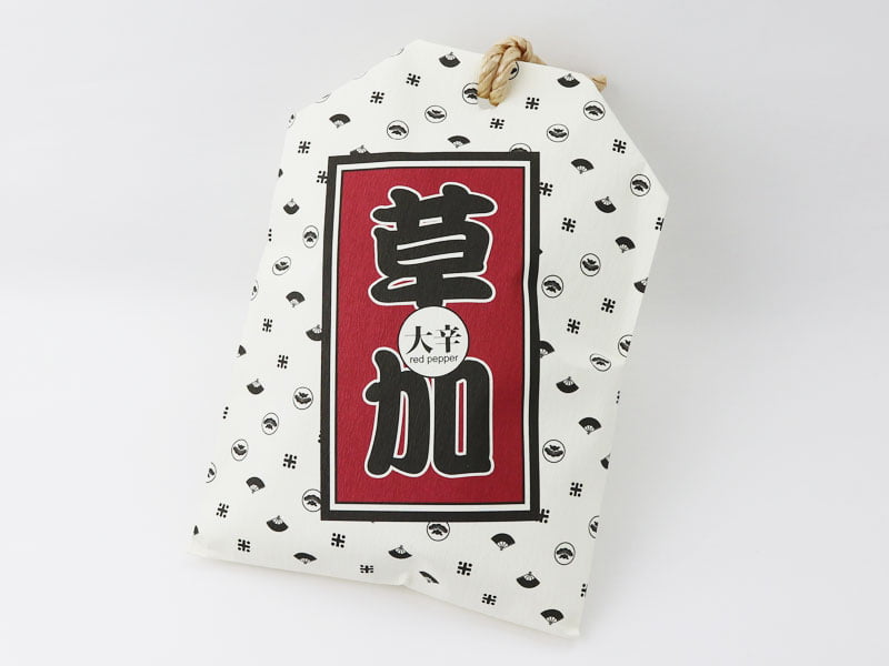 銀座松崎煎餅草加煎餅大辛の外袋写真