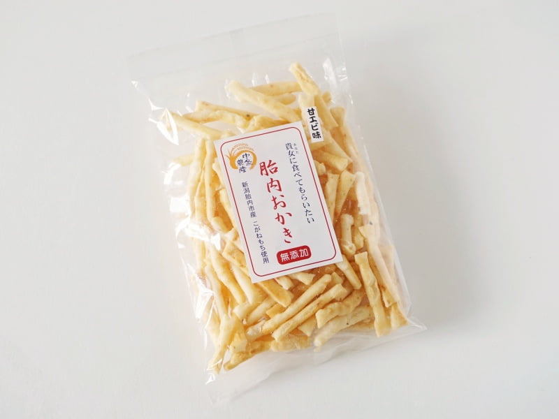 胎内おかき 甘エビ味外装