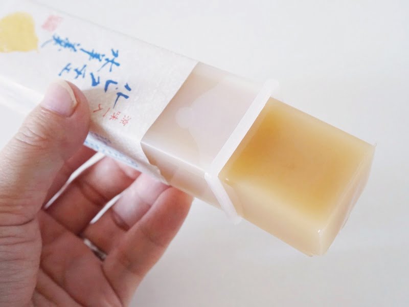 大和屋 ル・レクチェ水羊羹開封後