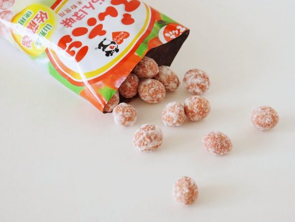 でん六豆 さくらんぼ味開封後