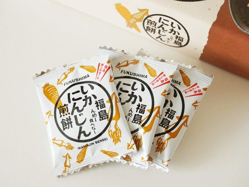 福島いかにんじん煎餅開封後