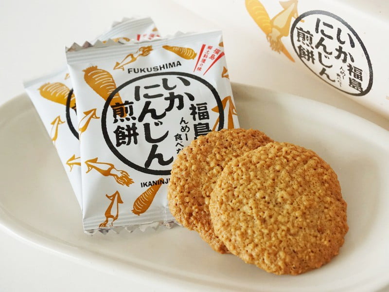 福島いかにんじん煎餅中身