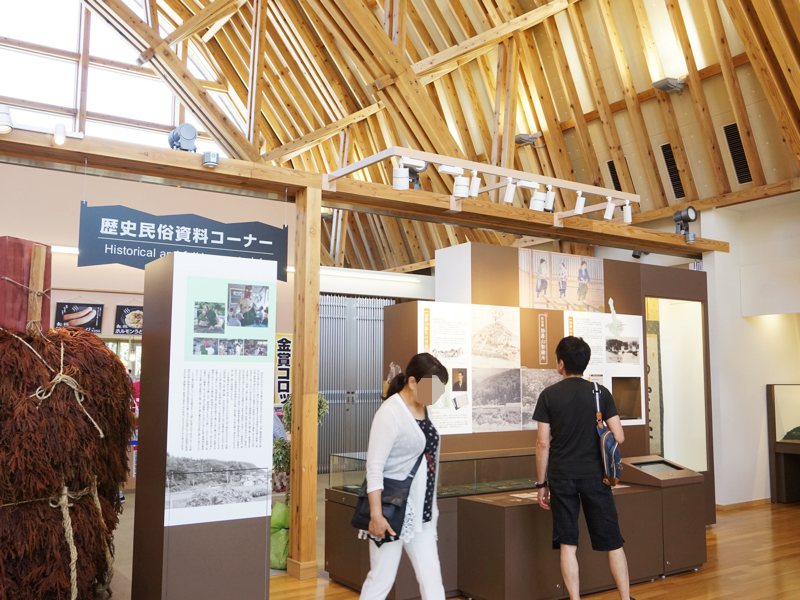 道の駅ふたつい歴史・民俗資料コーナー