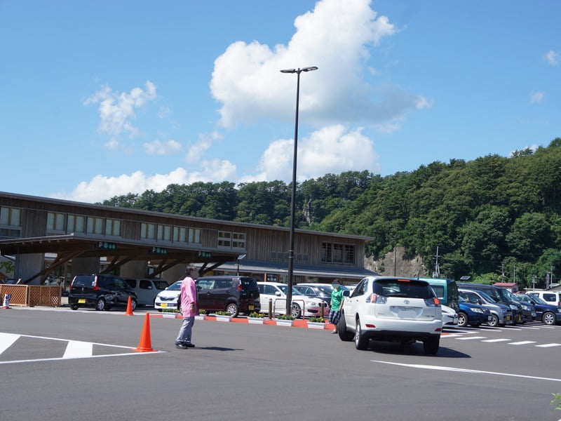 道の駅ふたつい駐車場