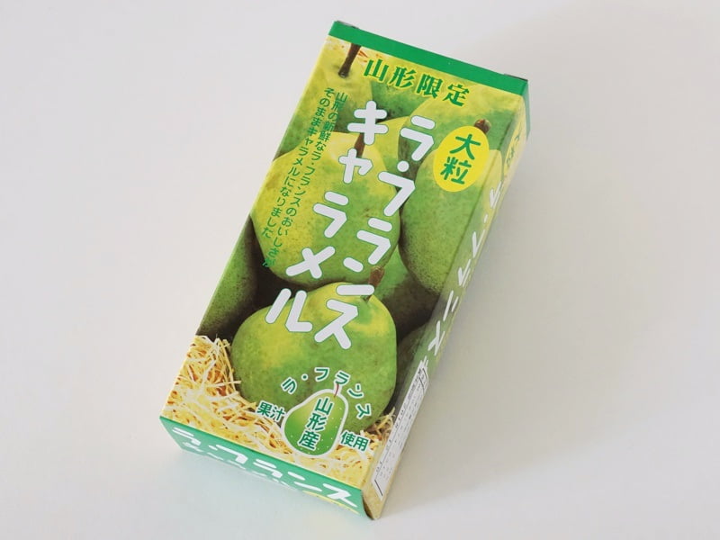 紅花路 大粒ラ・フランスキャラメル外装