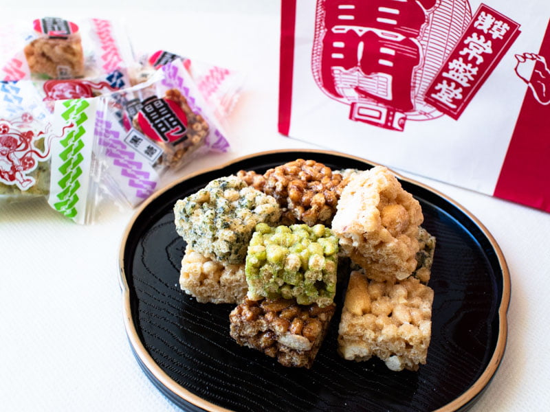 常盤堂雷おこし上磯部4種ミックス中身