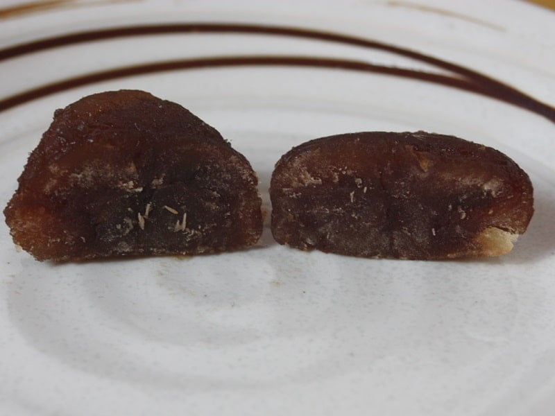 メリーチョコレート マロングラッセ中身写真