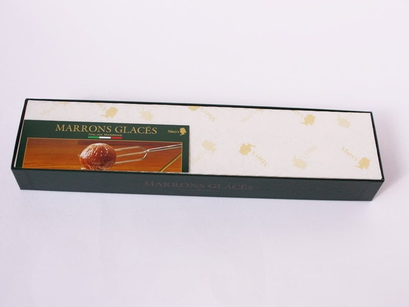 メリーチョコレート マロングラッセ開封写真