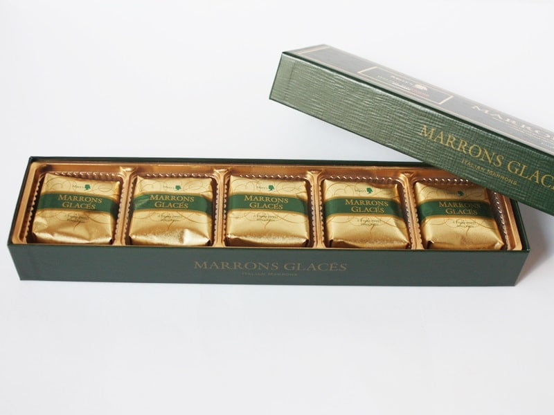 メリーチョコレート マロングラッセ開封写真