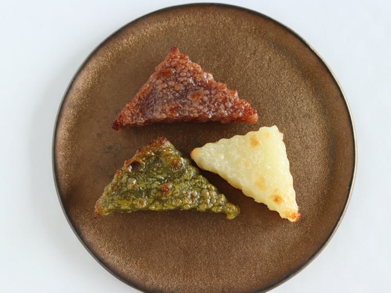ウロコダンゴ　トースターで焼いたところ