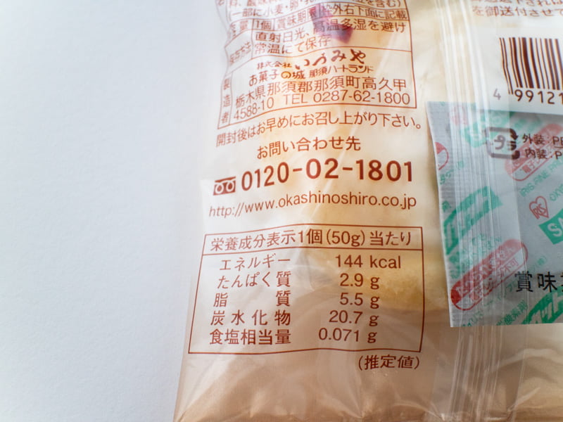 御用邸の月のカロリー