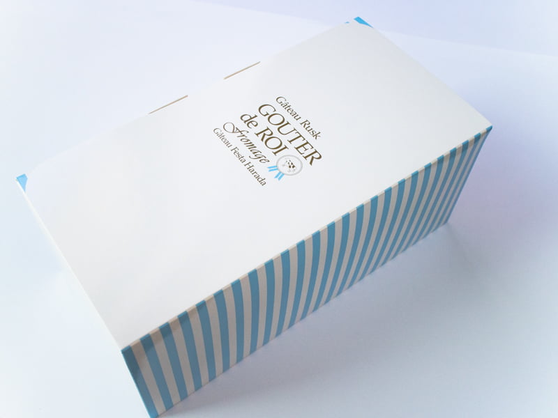 グーテ・デ・ロワ フロマージュの化粧箱