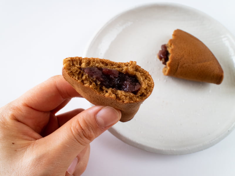 黒船どらやきの断面