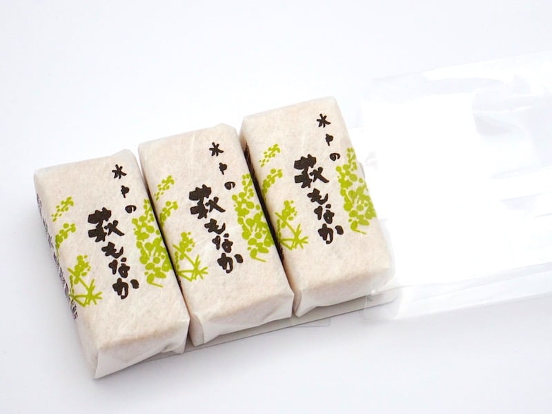 萩もなか　パックから出したところ