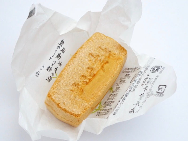 萩もなか　開封したところ