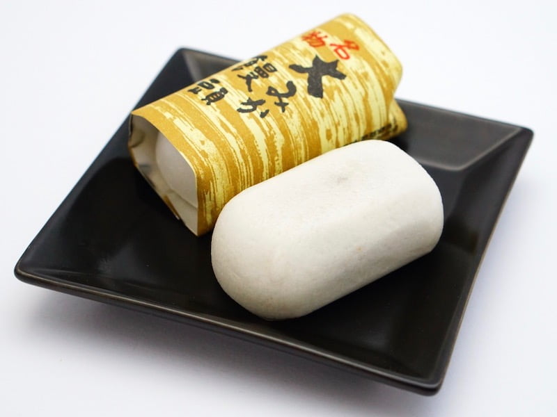 大みか饅頭　横から見たところ