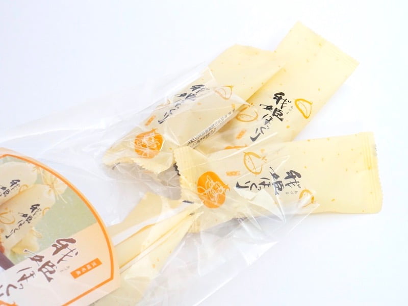 あさ川　我姫ほっくり　透明な袋から出したところ