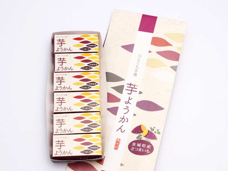 あさ川　ひとくち芋ようかん　内装