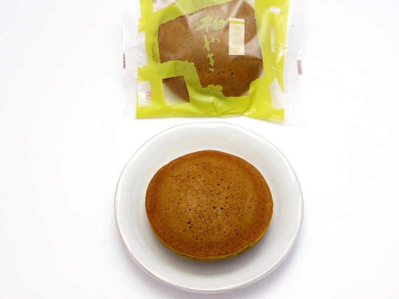 柏屋　柏やき　抹茶小倉