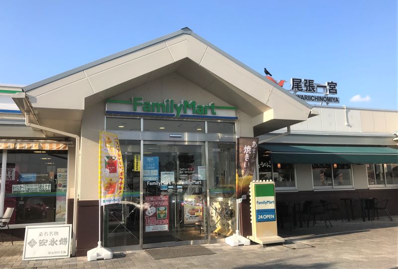尾張一宮PA　お土産売り場外観
