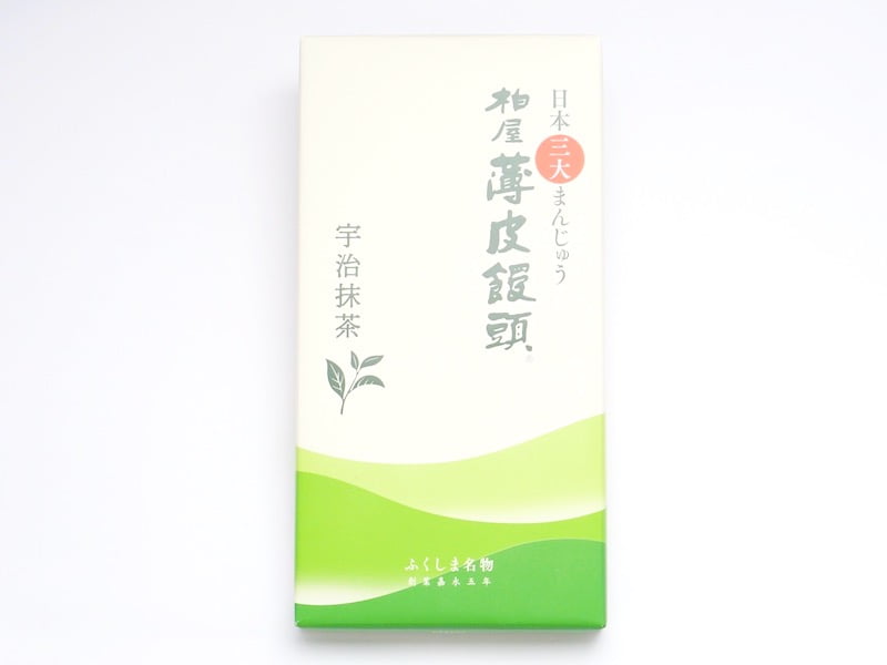 柏屋 薄皮饅頭宇治抹茶 外装