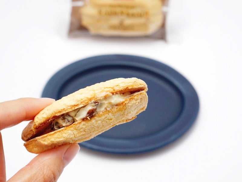 アンテノール レーズンサンド 横から見たところ