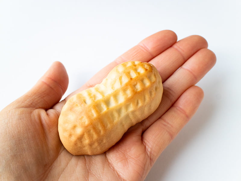 なごみの米屋ぴーなっつ饅頭の大きさ