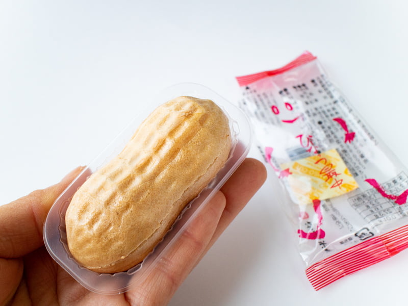 なごみの米屋ぴーなっつ最中の中身