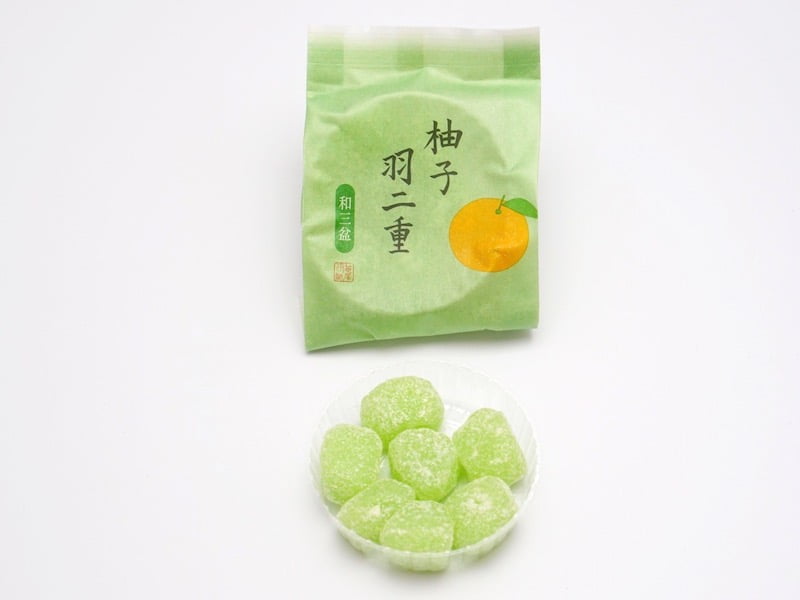 笹屋伊織　柚子羽二重と個包装