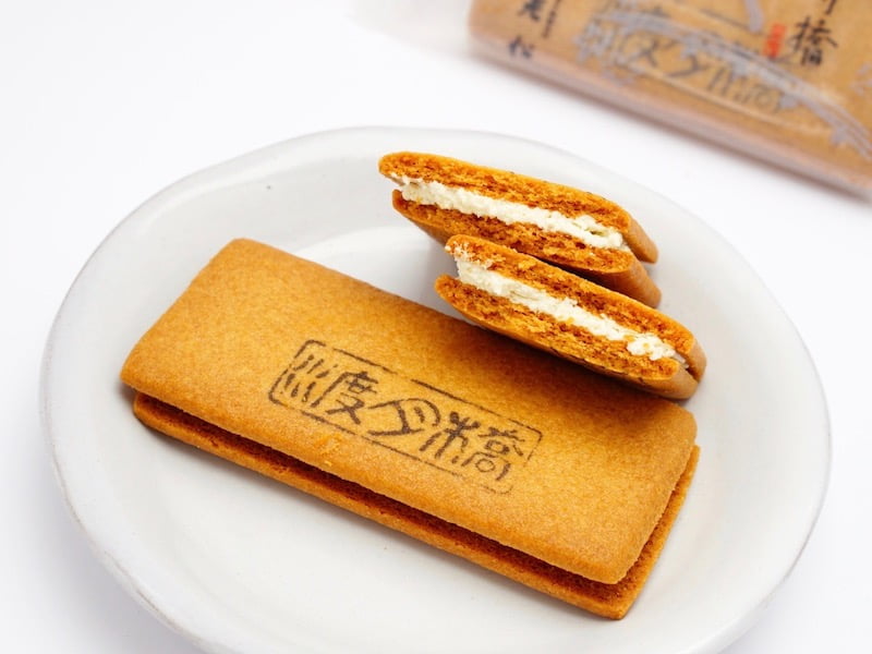 老松　渡月橋　割ったところ