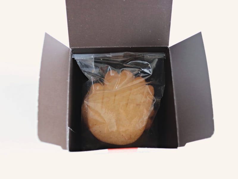 大仏の手くっきぃ 開封直後