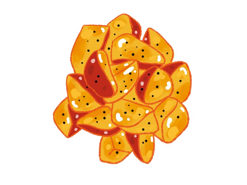 大学芋　イラスト