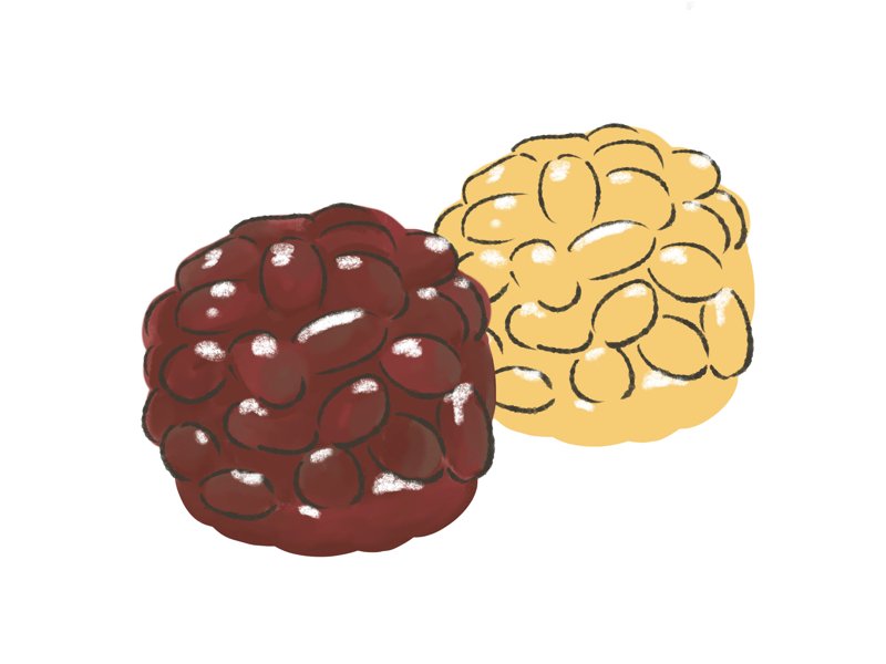 鹿の子　イラスト