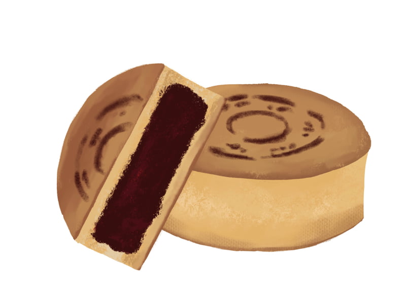 唐饅頭　イラスト