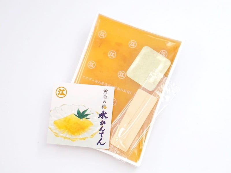 えがわ　水かんてん　箱を開けたところ