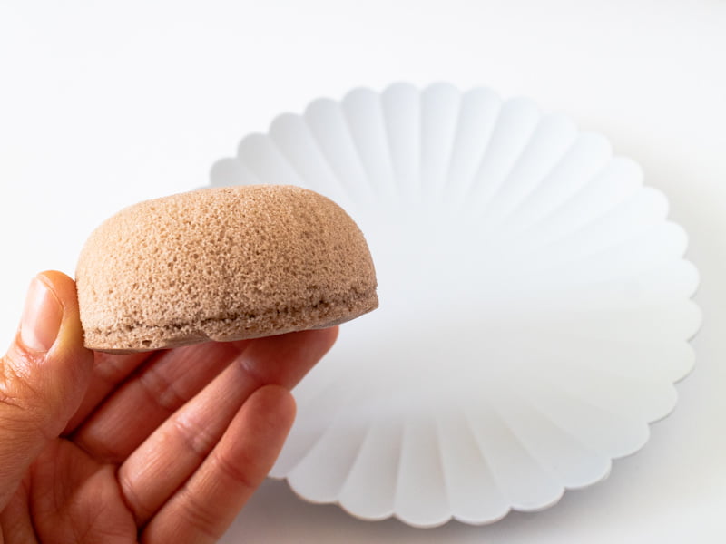 萩の調を食べるところ