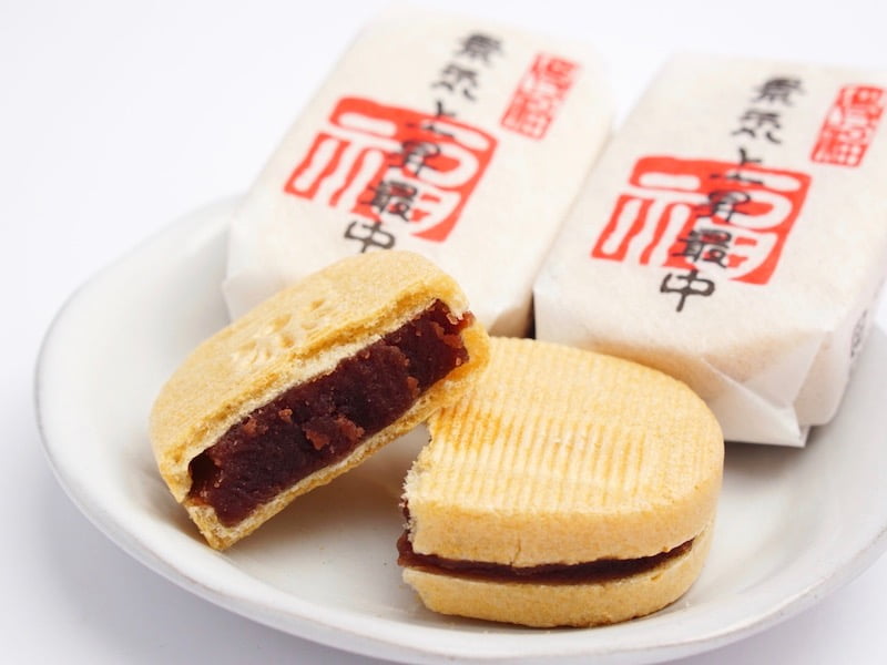 新正堂　景気上昇最中　割ったところ